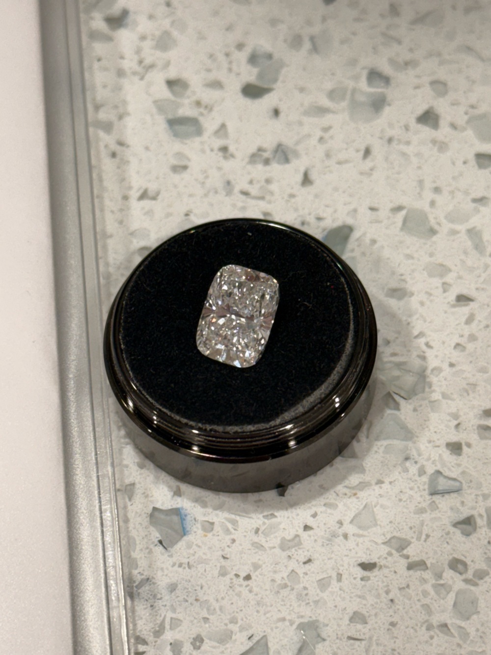 3.08 Ct Elongated Cushion Modified Brilliant Lab Grown Diamond